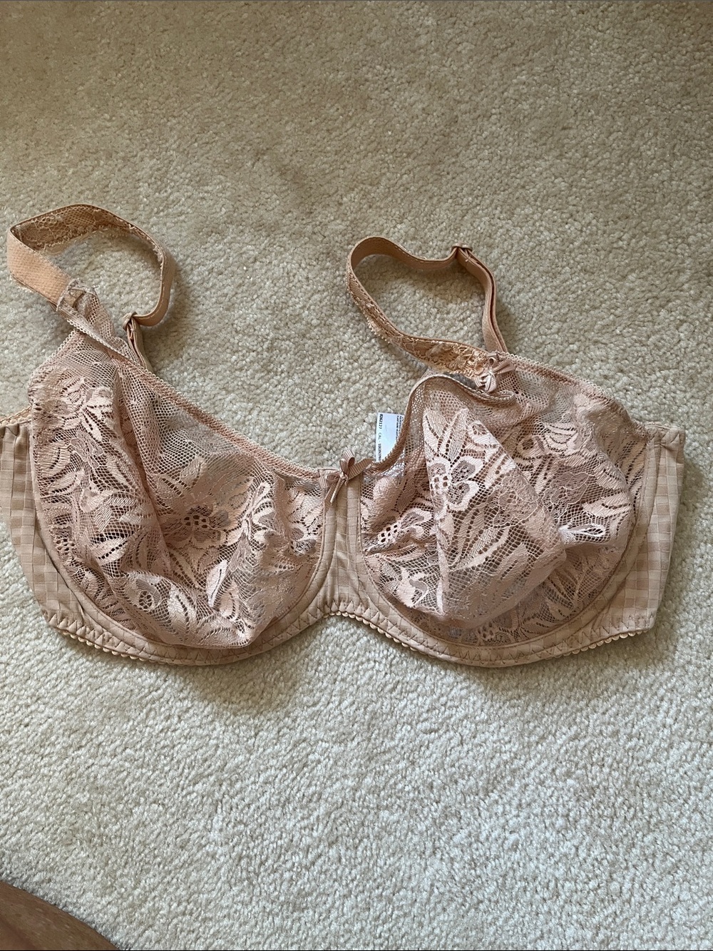 Lace Underwire Bra in Nude primaDonna 40E